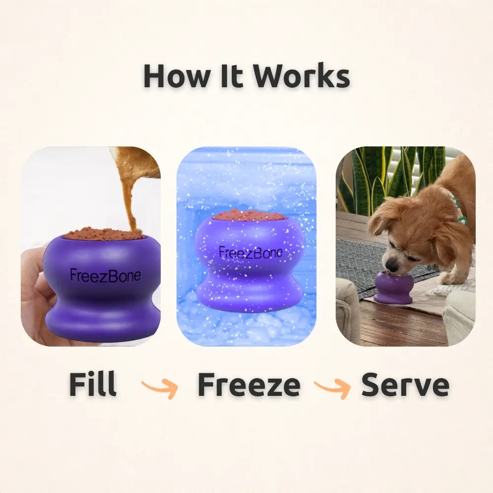 Freezball - High-Quality Fillable Chew Bone for Dogs