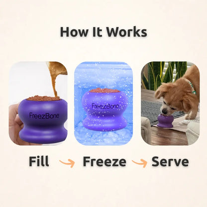 Freezball - High-Quality Fillable Chew Bone for Dogs