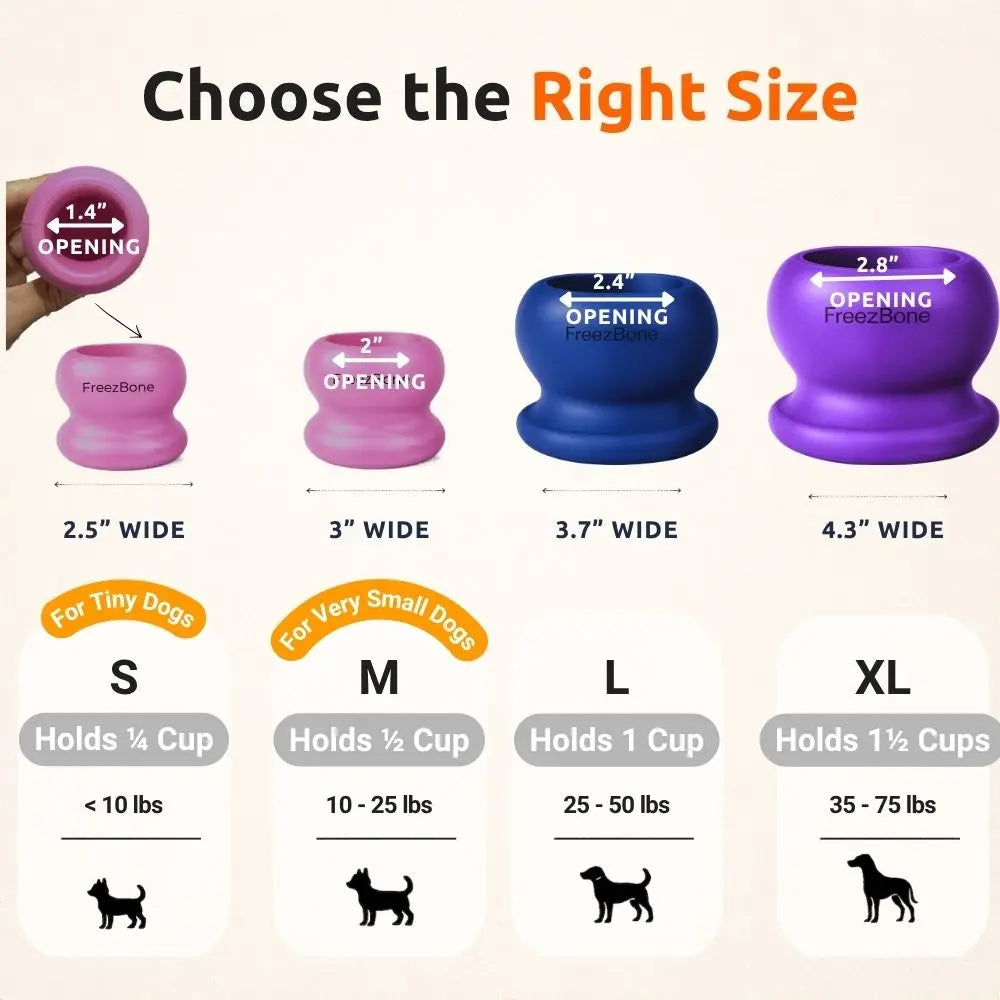 Freezball - High-Quality Fillable Chew Bone for Dogs