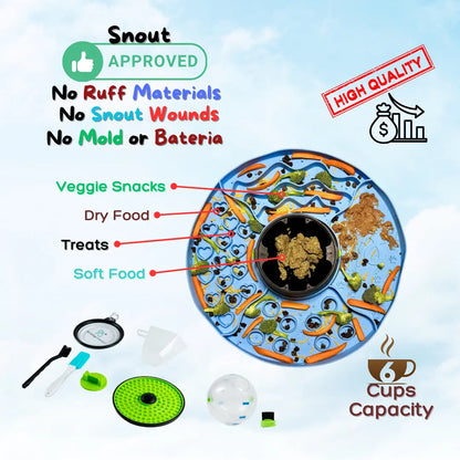 8-in-1 Multifunctional Interactive Snuffle Mat Puzzle for Dogs and Cats